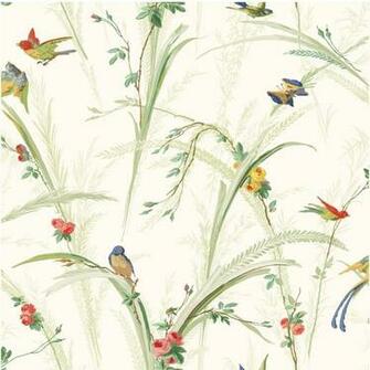 White Meadow Lark Qe19321 Wallpaper Indoorwallpaper