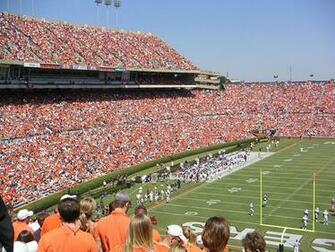 Jordanhare Stadium Home Of The Auburn Tigers Georgia Bulldogs