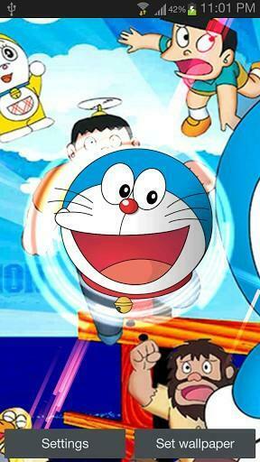 Bigger Doraemon HD Live Wallpaper For Android Screenshot