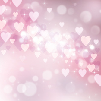 Pink Valentine Heart Background Wallpaper