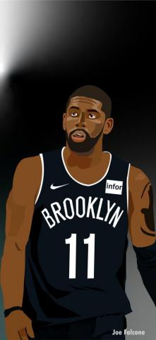 Kyrie Irving Nets HD iPhone X Wallpaper