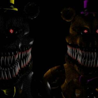 Nightmare Fredbear Wallpaper C4d Render By Kazgrin On