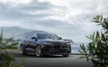 Wallpaper Of Black Car Lamborghini Urus