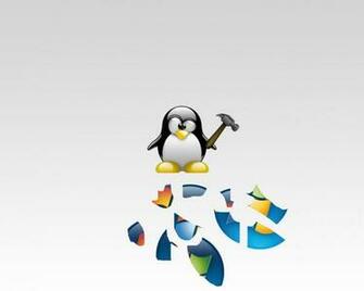 Wallpaper Chistosos De Linux Vs Windows