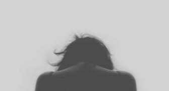Black And White Person Woman Girl HD Grayscale Image