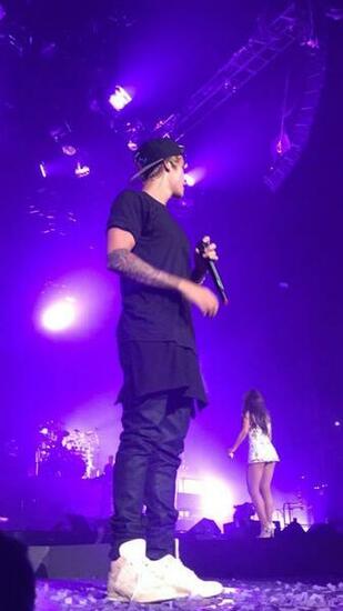 Ariana Grande Performing With Justin Bieber Gotceleb
