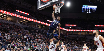 Anthony Edwards Brought The Hammer Against Jimmy Butler In Wolves 5th Straight Win Wallpaper