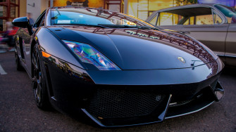 Lamborghini Car Show Photography Black Cars Luxury Wallpaper