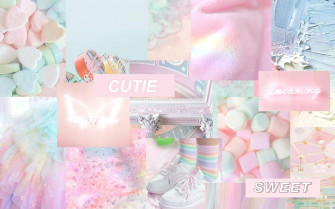 Pastel Background Pink Wallpaper Pc Macbook Air Cute