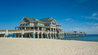 Jennette S Pier In Nags Head On The Outer Banks Of North Carolina