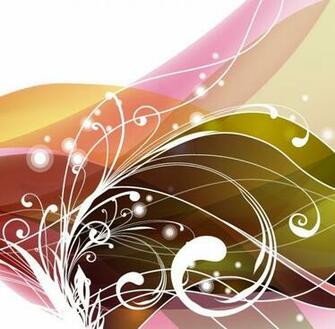 Name Abstract Floral Background Vector