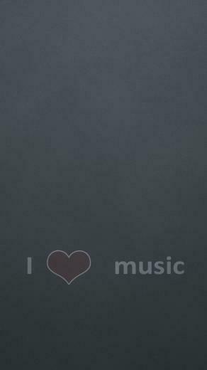Love Music iPhone 5s Wallpaper iPad