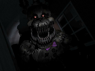 I Was Mixing The Nightmare Fredbear Image With
