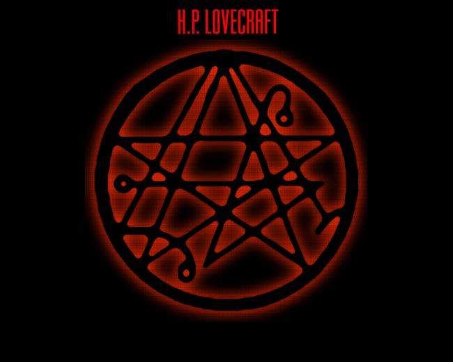 Wicked Yet Simple Lovecraftian Wallpaper