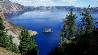 Crater Lake National Park Wallpaper Nature
