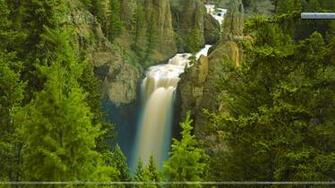 Tower Fall Yellowstone National Park Wyoming Wallpaper