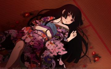 Jigoku Shoujo Dark Angel Anime Girls Desktop