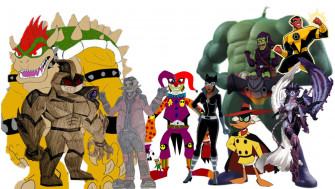 The League Of Super Evil By Dfrab Wallpaper
