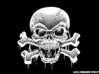 Black And White Skull Wallpaper HD Pretty