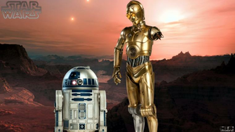 Star Wars C3po And R2d2 By D Cdesigns