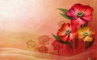 Beautiful Flowers Leaf Background 3d HD Wallpaper