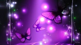 Purple Butterfly Desktop
