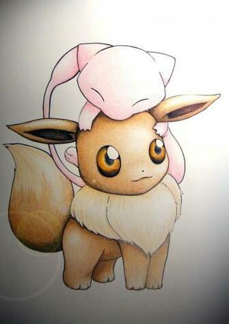 Eevee Mew Cutest Friends By Leafye