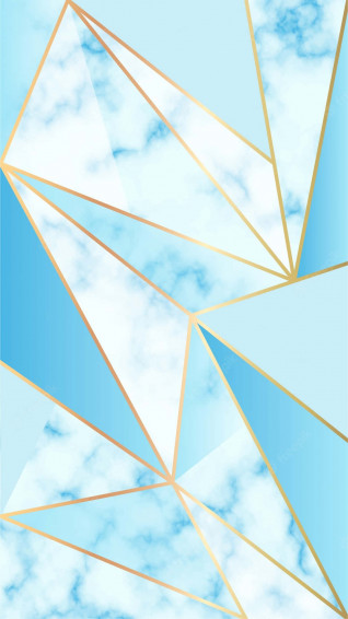 Blue Geometric Wallpaper