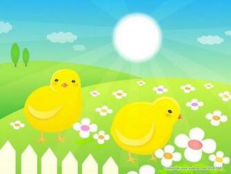 Of Springtime Spring Scene Illustration Wallpaper