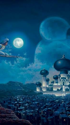 Flight Over Agrabah iPhone Wallpaper