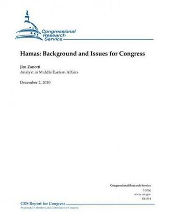 Hamas Background And Issues For Congress Unt Digital Library