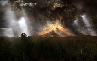 Volcanic Eruptions Modern HD Wallpaper No
