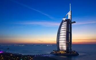 Of The Arabs In Dubai During Sunset Desktop Wallpaper