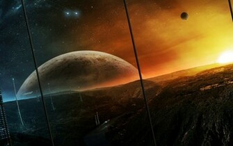 On The Alien Planet Wallpaper