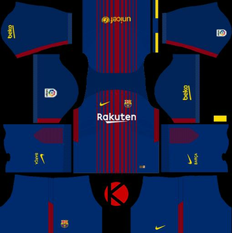 Barcelona Nike Kits Dream League Soccer