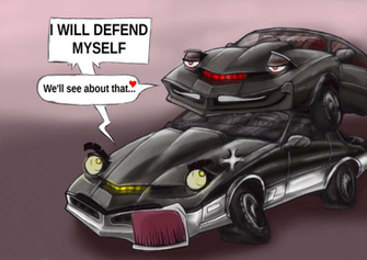 Kitt Vs Karr By Cekej