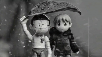 Nobita And Shizuka Love Wallpaper