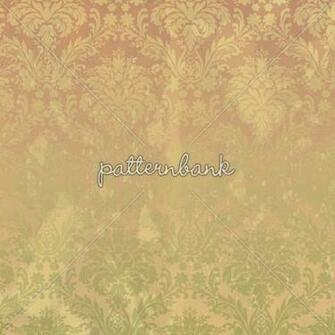 Distressed Medieval Gold Vintage Damask Wallpaper Patternbank