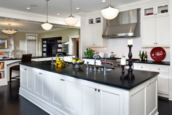 Kitchen Counters Wallpaper Design Ideas
