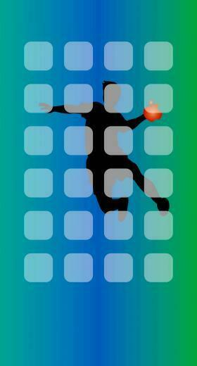 Shelf Apple Logo Patina Handball Wallpaper Sc iPhone7plus
