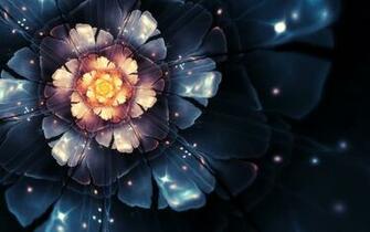 Glowing Flower Wallpaper