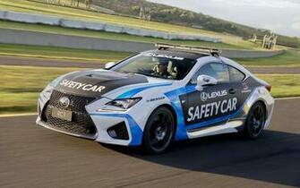 Lexus Rcf Safety Car Race Racing Supercars Wallpaper Background