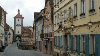 Image Bavaria Germany Rothenburg Ob Der Tauber