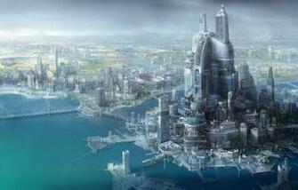Wallpaper Photos Image Futuristic City