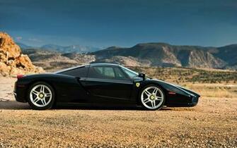 Ferrari Enzo Black Wallpaper Image