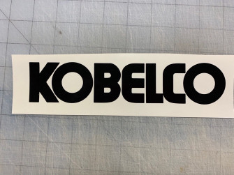 Kobelco Decal Sticker Logo For Excavator Counter Weight X40