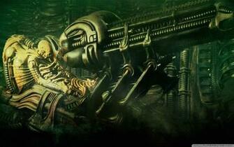 Alien 3d Gun Wallpaper Blast Of