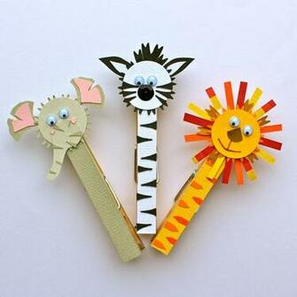 Animal Pegs By Katescreativespace