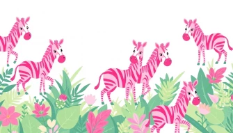 Pink Zebra Wallpaper