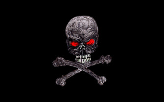 Black Skeleton Wallpaper